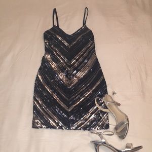 Bebe Sequin Dress